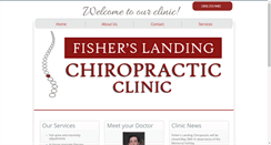 Desktop Screenshot of fisherslandingchiropractic.com