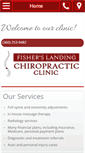 Mobile Screenshot of fisherslandingchiropractic.com